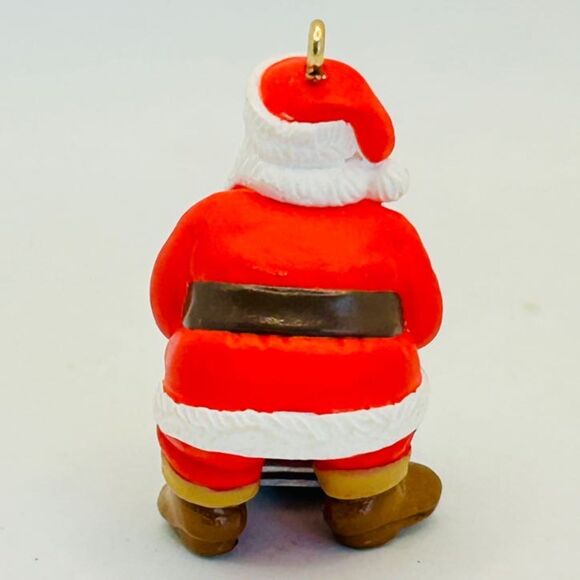 VTG 1993 Hallmark Keepsake Ornament Collector's Club Miniature COOL SANTA Coke - Picture 4 of 9
